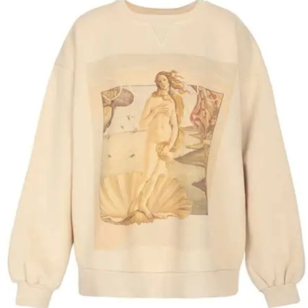 Selkie Venus Winter Sweatshirt in Oatmilk